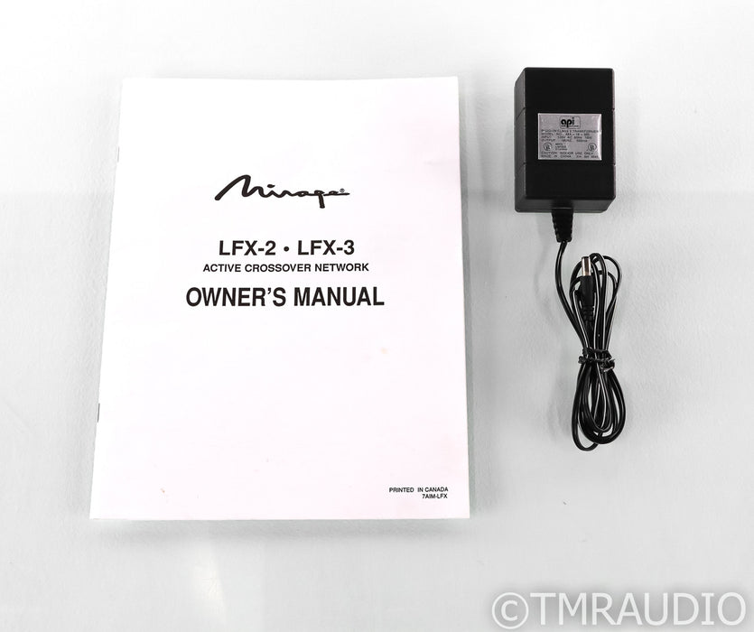 Mirage LFX-3 Three Channel Active Subwoofer Crossover; LFX3