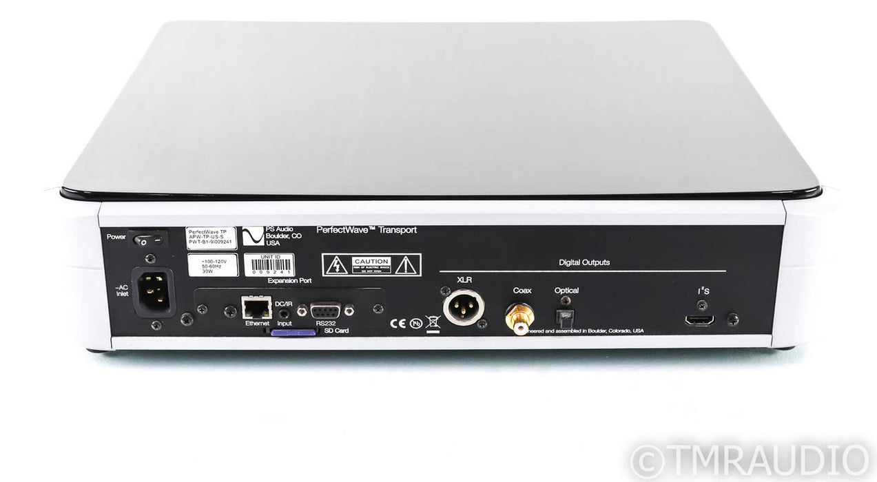 PS Audio PerfectWave CD Transport; PWT; Silver; Remote (Newer Drive Installed)