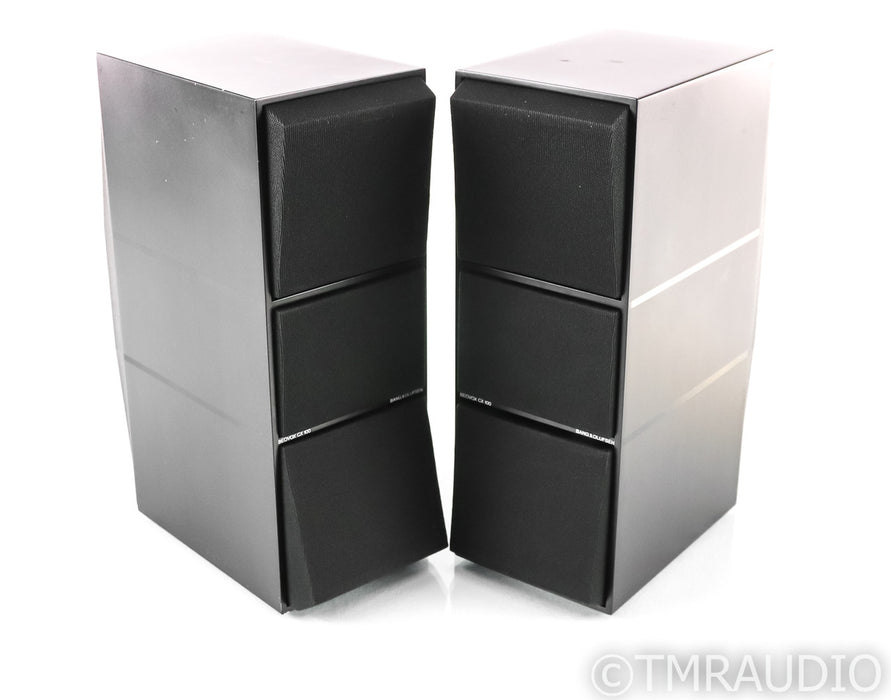 B&O BeoVox CX100 Vintage Bookshelf Speakers; CX-100; Pair; AS-IS (Foam Rot)