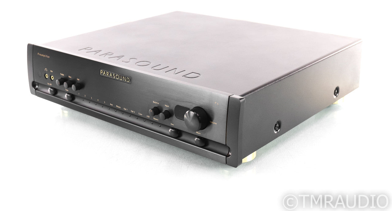 Parasound Halo P6 2.1 Channel Preamplifier; P-6; MM/MC Phono; Remote
