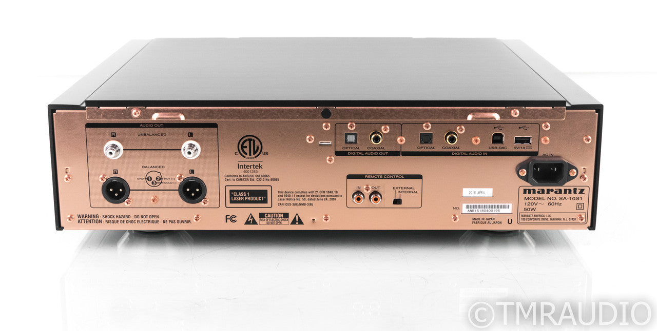 Marantz SA-10 SACD / CD Player; SA10; DAC; Remote