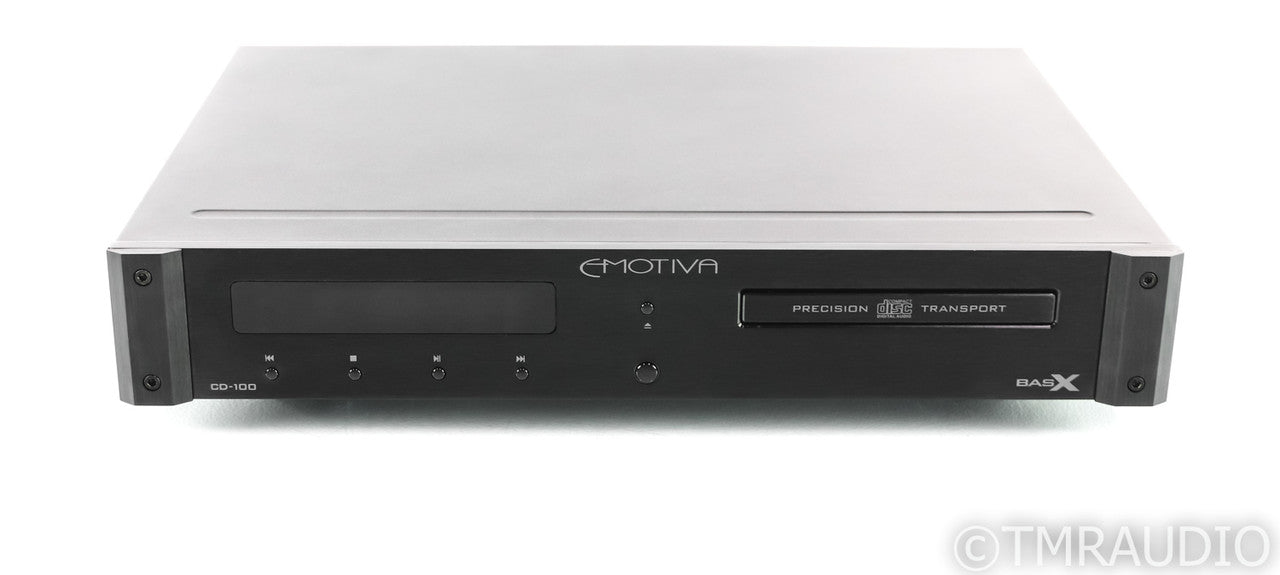 Emotiva BASX CD-100 CD Transport; AS-IS (Intermittent Drive Noise; No Remote)