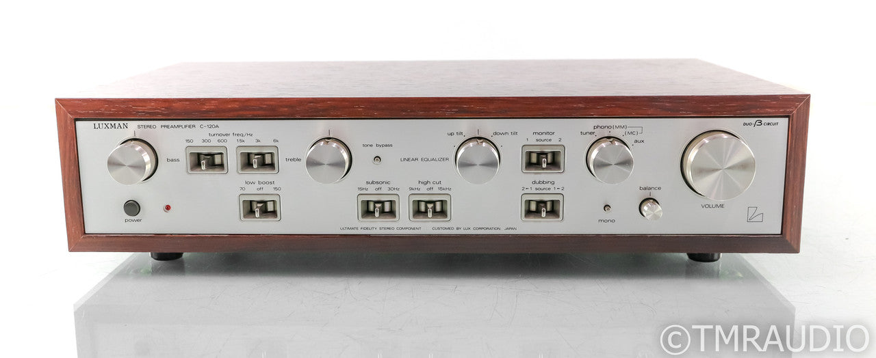 Luxman C-120A Duo-Beta Stereo Preamplifier; MM/MC Phono; Excellent; Factory Box