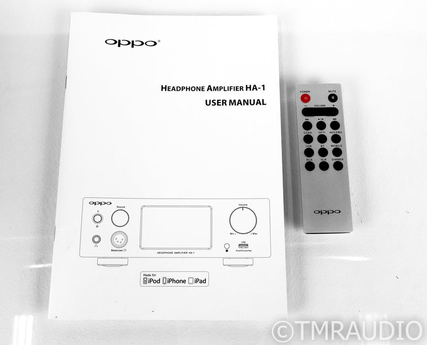 Oppo HA-1 Headphone Amplifier; HA1; Remote; Bluetooth