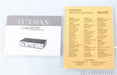 Luxman C-120A Duo-Beta Stereo Preamplifier; MM/MC Phono; Excellent; Factory Box