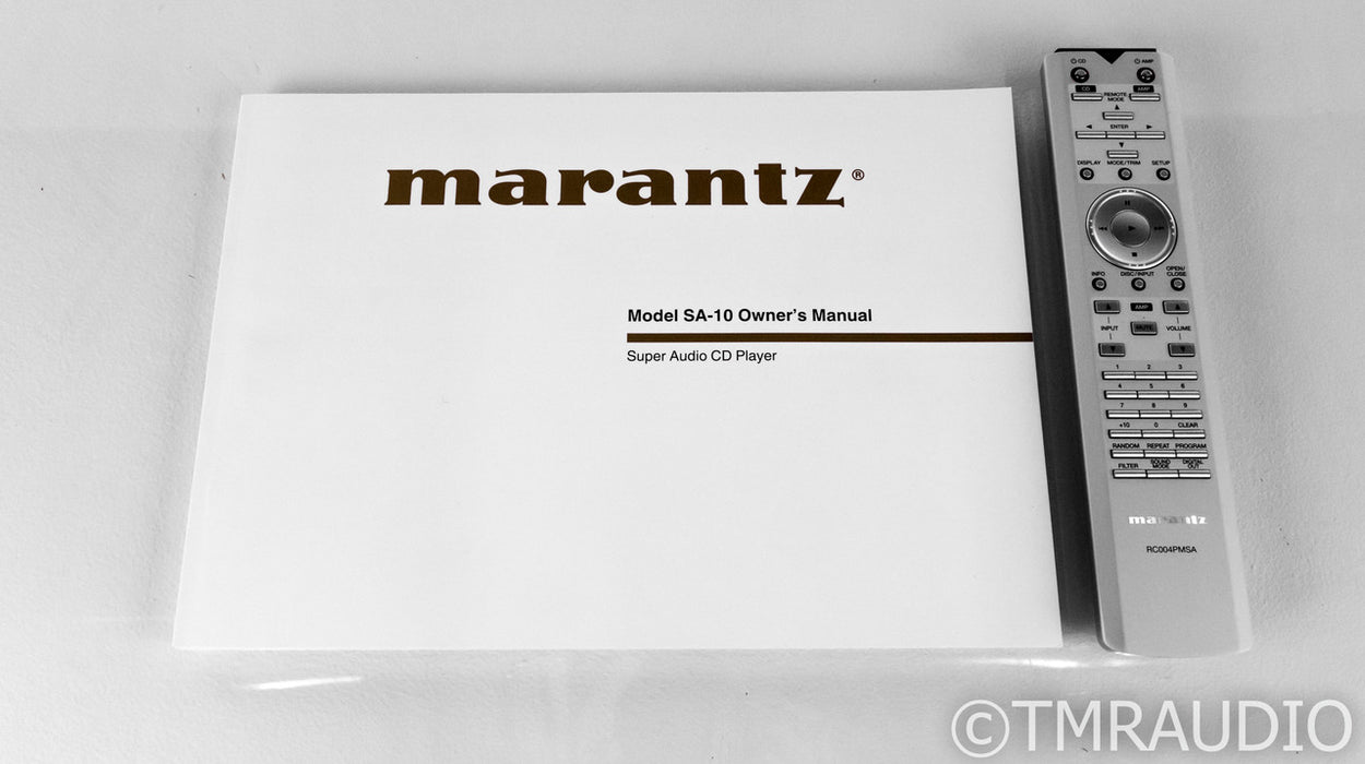 Marantz SA-10 SACD / CD Player; SA10; DAC; Remote
