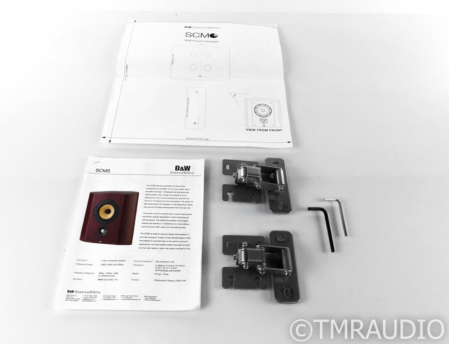 B&W SCMS Wall Mounted Satellite Speakers