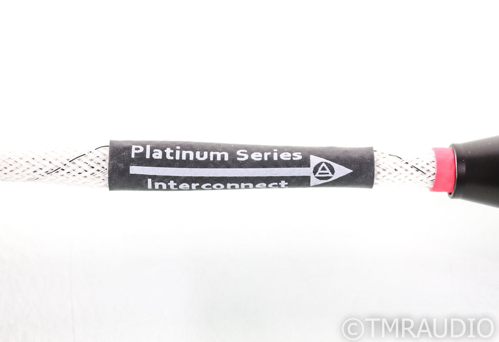 WyWires Platinum Series XLR Cable; 4ft Pair Balanced Interconnects
