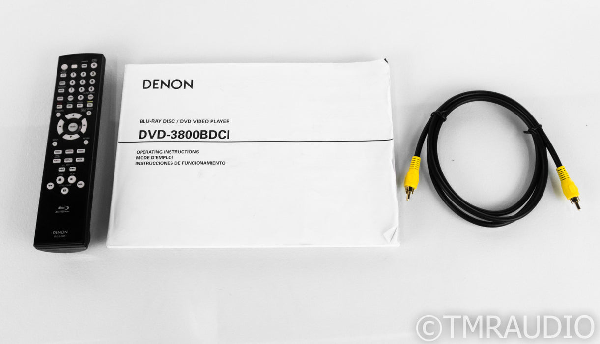 Denon DVD-3800BDCI Blu-Ray / DVD Player; DVD3800BDCI, Remote