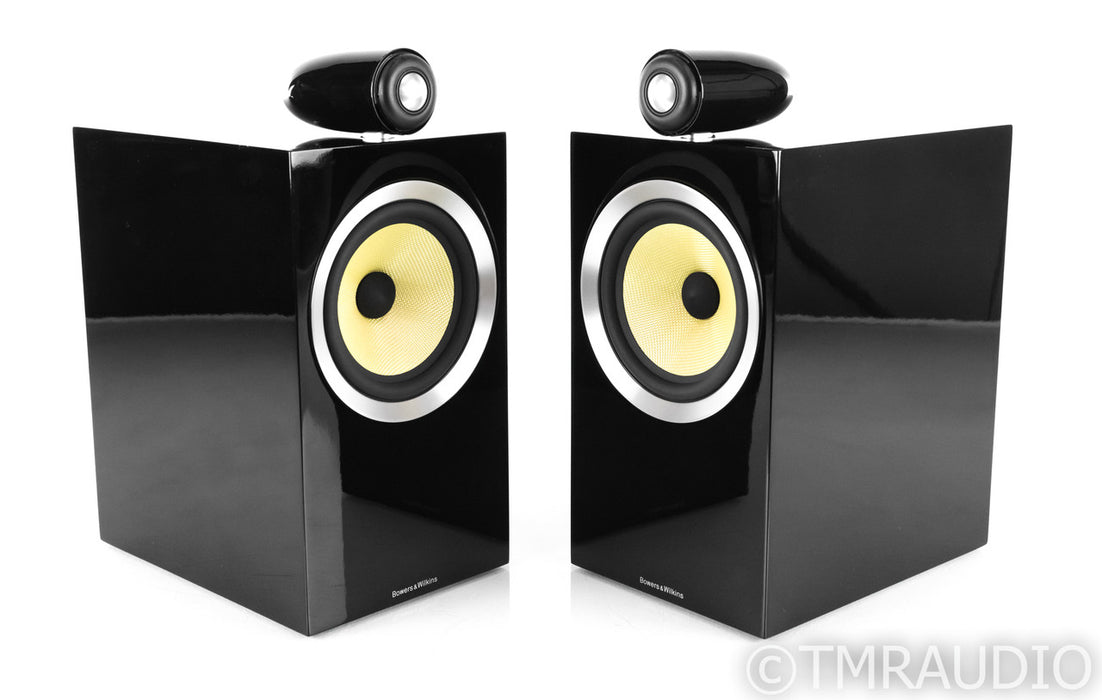 B&W CM6 S2 Bookshelf Speakers; Gloss Black Pair; CM6S2