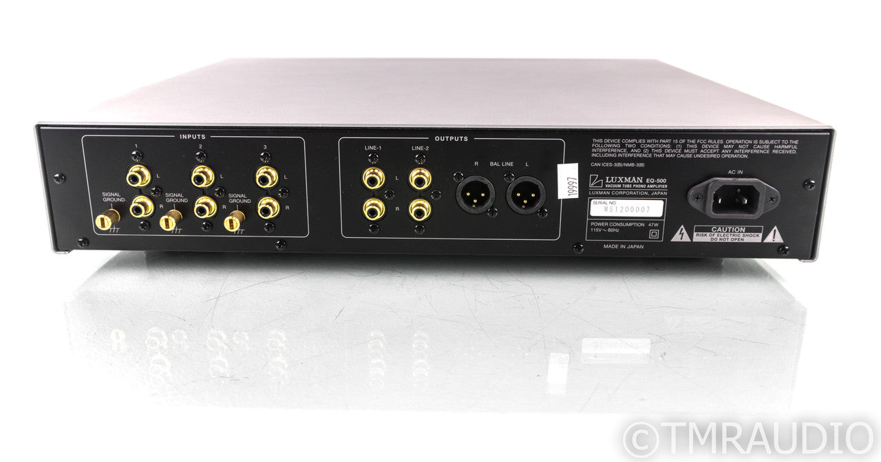 Luxman EQ-500 MM / MC Tube Phono Preamplifier; EQ500