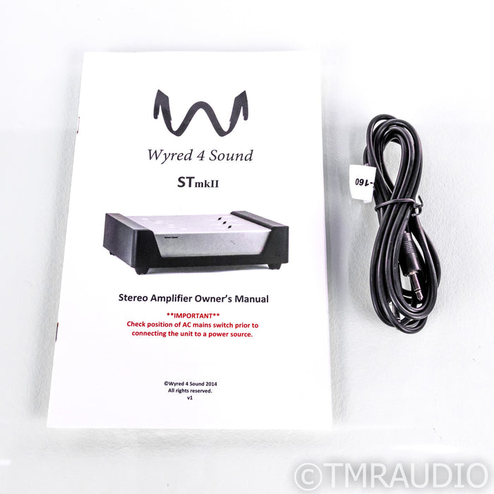 Wyred 4 Sound ST-1000 MkII Stereo Power Amplifier; ST1000 Mk2