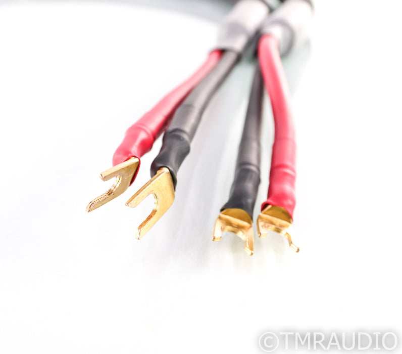 Acoustic Zen Absolute Zero Crystal Silver Speaker Cables; 8ft Pair