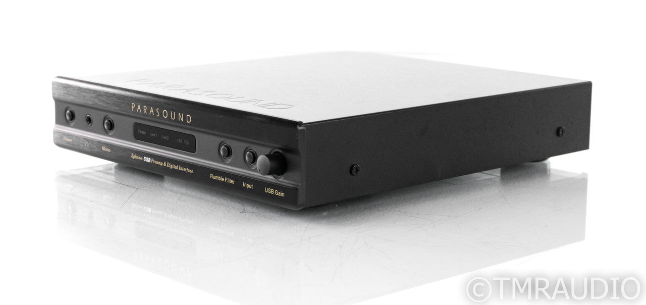 Parasound Zphono USB MM / MC Phono Preamplifier; Digital Interface; A/D Converter