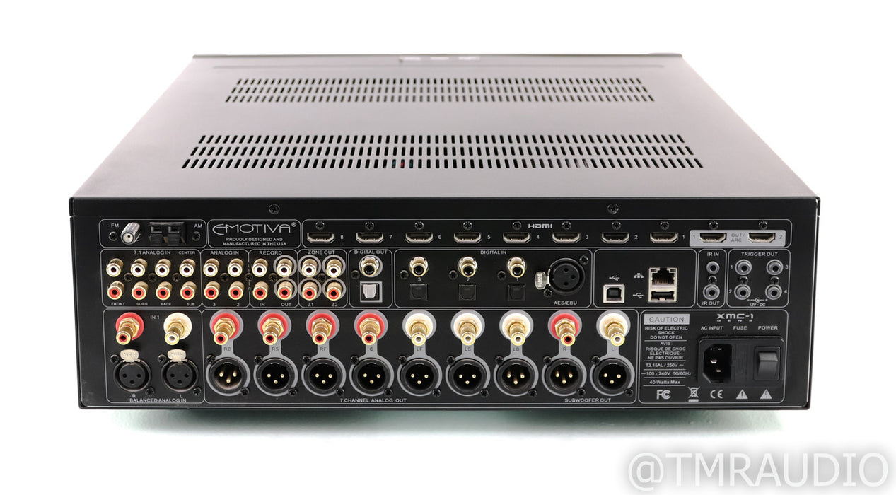 Emotiva XMC-1 Gen2 7.2 Channel Home Theater Processor; XMC1 MkII; Remote