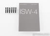 B&W ISW-4 In-Wall / In-Ceiling Subwoofer; White Grill; ISW4