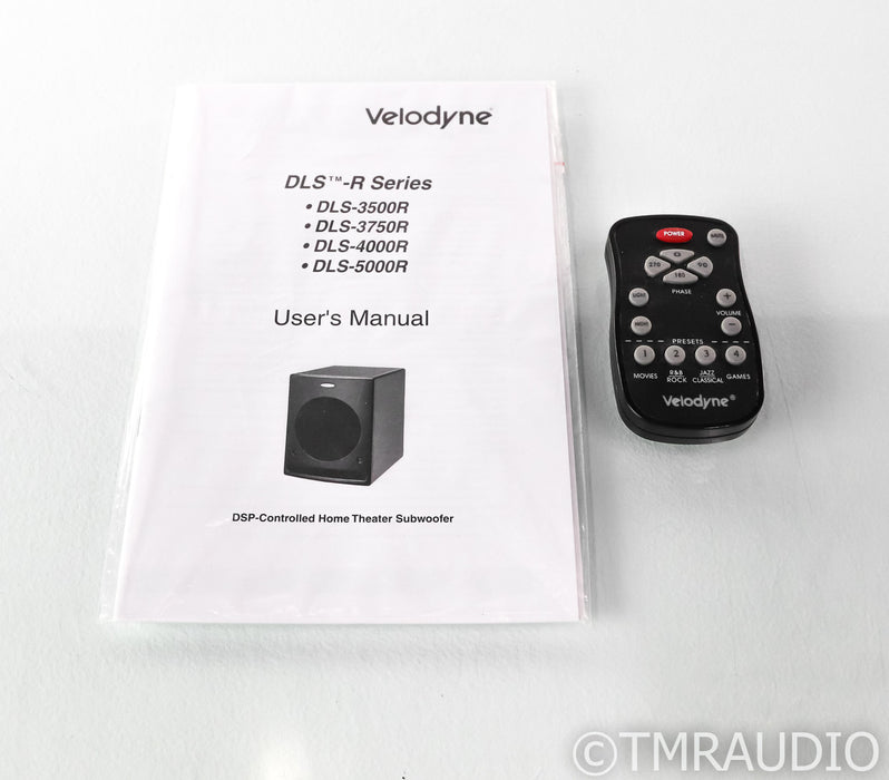 Velodyne DLS-3750R 10" Powered Subwoofer; Black; DLS3750R; Remote