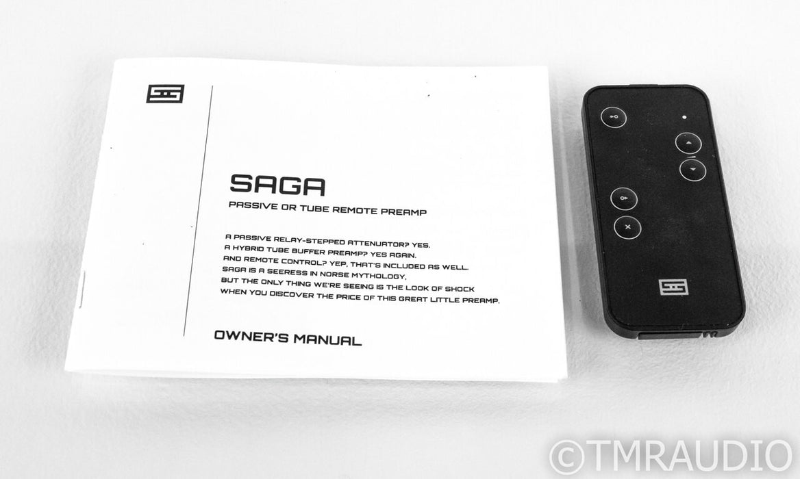 Schiit Saga Passive or Active Stereo Tube Preamplifier