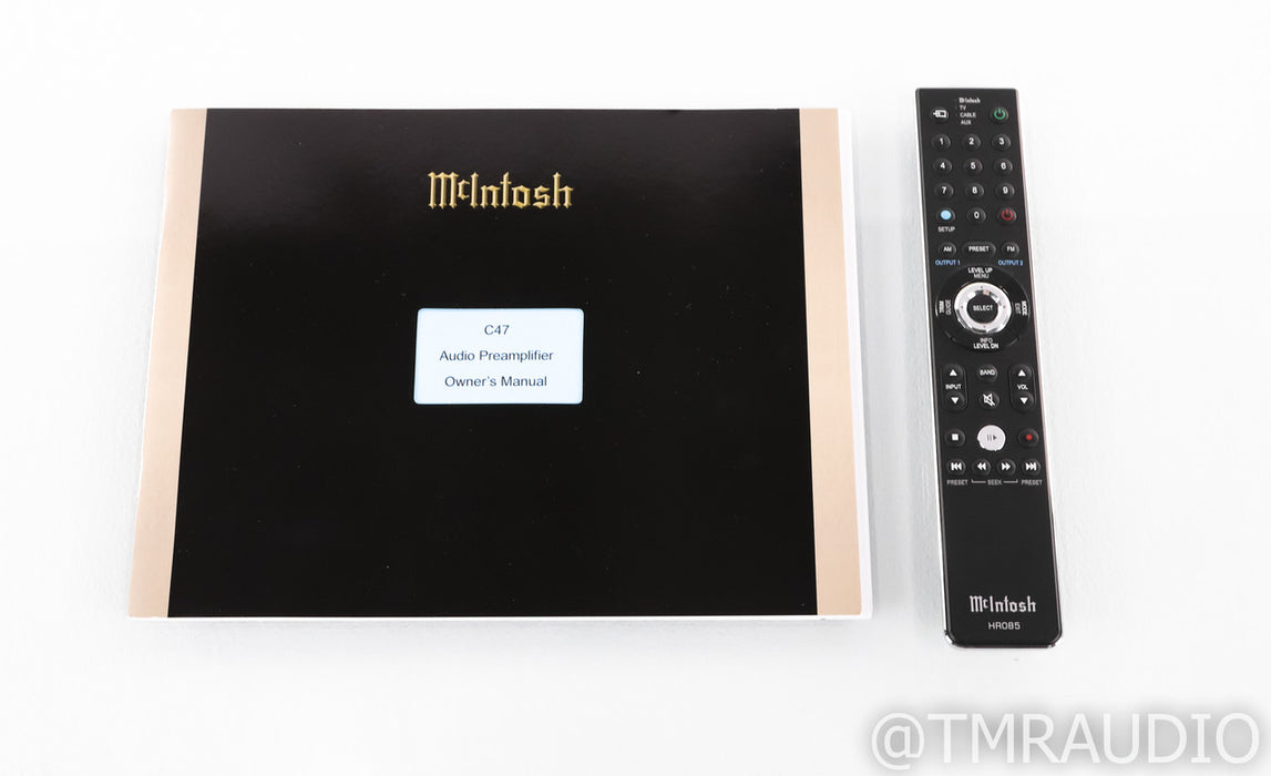 McIntosh C47 Stereo Preamplifier; C-47; Remote