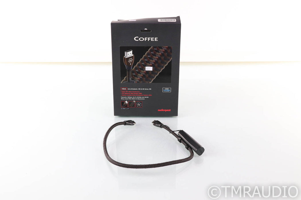 AudioQuest Coffee HDMI Cable; .6m Digital Interconnect; 72v DBS