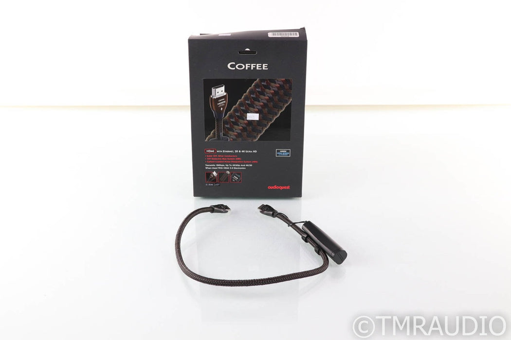 AudioQuest Coffee HDMI Cable; .6m Digital Interconnect; 72v DBS