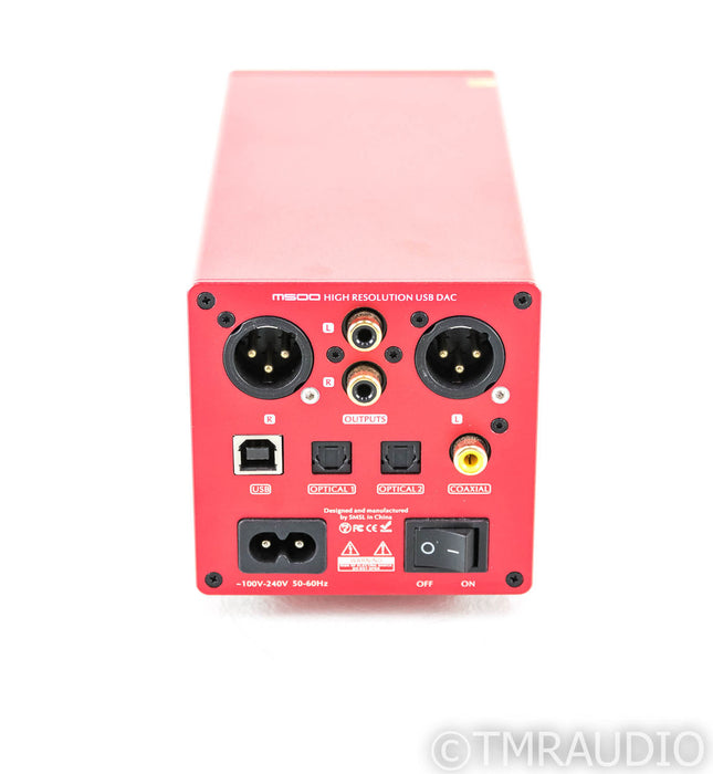 SMSL M500 Headphone Amplifier / DAC; Red; M-500; Remote
