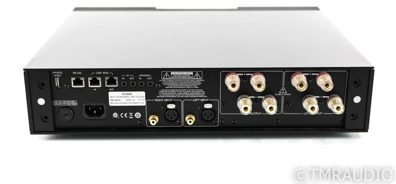Classe Sigma AMP2 Stereo Power Amplifier; AMP-2; Black