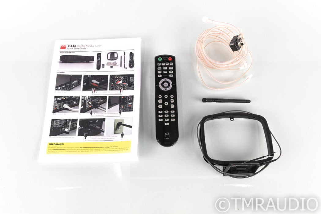 NAD C 446 Network Streamer / Tuner; C446; Remote