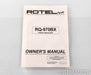 Rotel RQ-970BX MM / MC Phono Preamplifier; RQ970BX