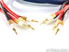PS Audio xStream Statement Speaker Cables; 3m Pair; Spade & Banana Terminations