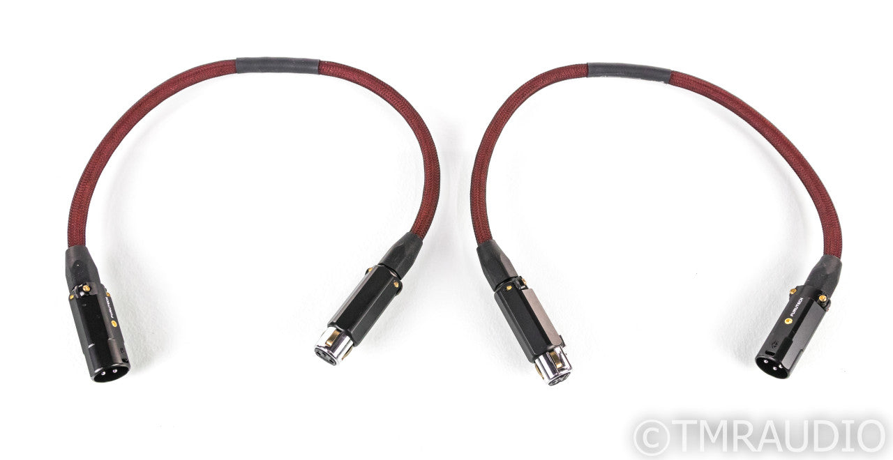 Moon Audio Silver Dragon V2 XLR Cables; 1.5ft Pair; Furutech FP-601 Connectors