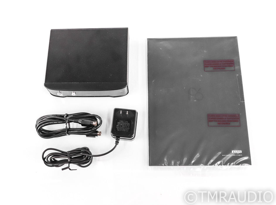 Rega Planar 6 Turntable; P6; Black; Exact MM Cartridge (Open Box w/ Warranty)
