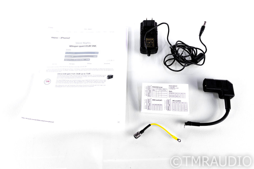 iFi Micro iPhono 2 MM / MC Phono Preamplifier; Class A TubeStage