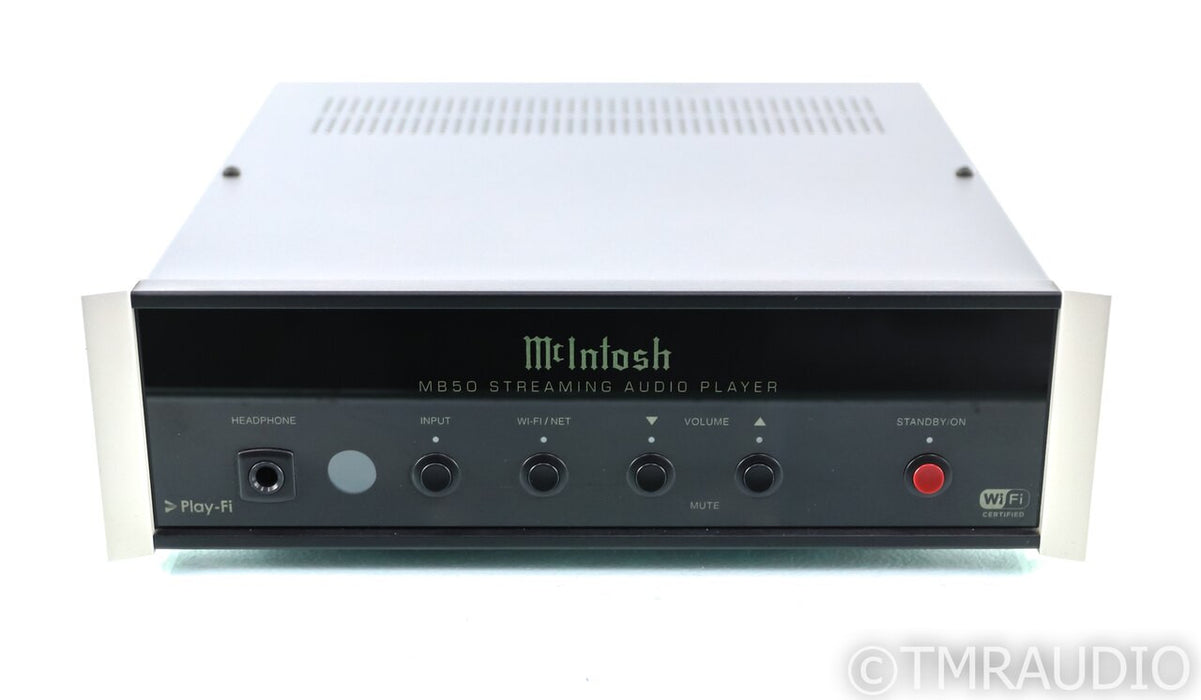 McIntosh MB50 Wireless Network Streamer; MB-50; Remote; Play-Fi