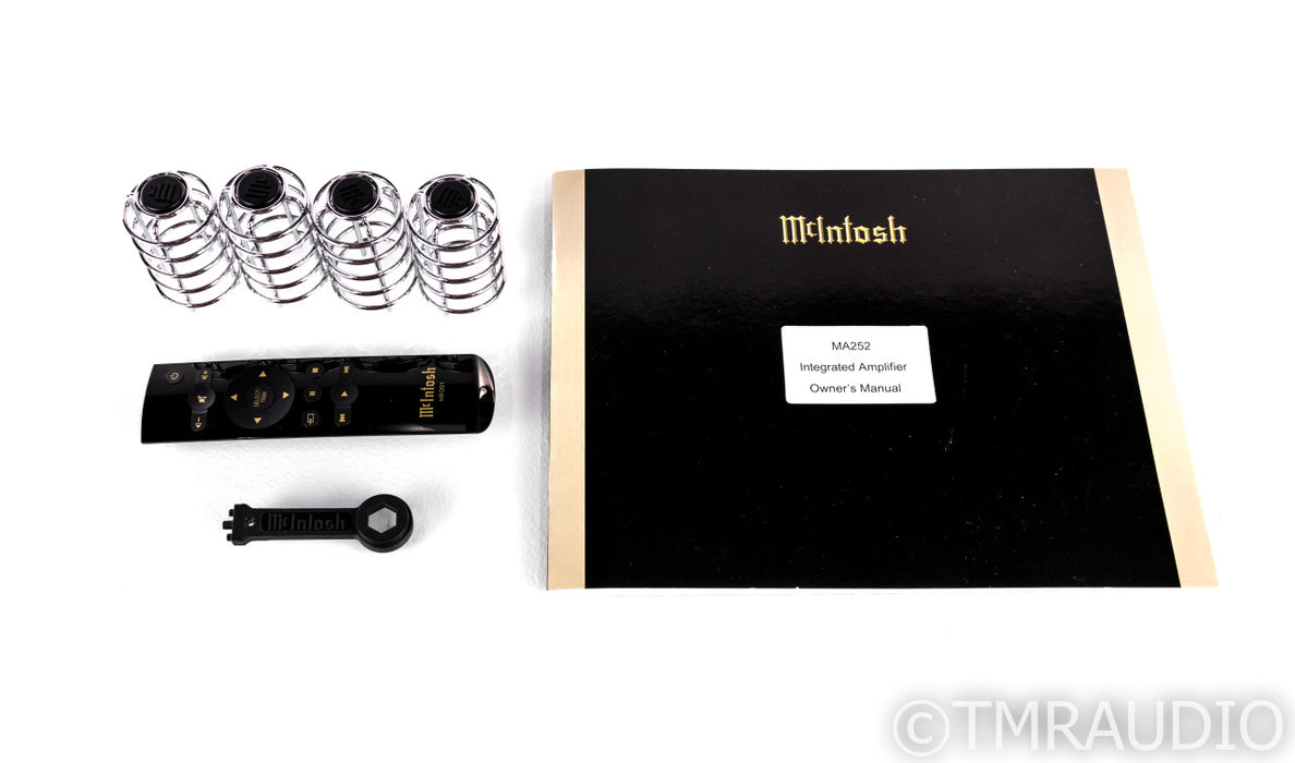 McIntosh MA252 Stereo Integrated Tube Hybrid Amplifier; MA-252; Remote