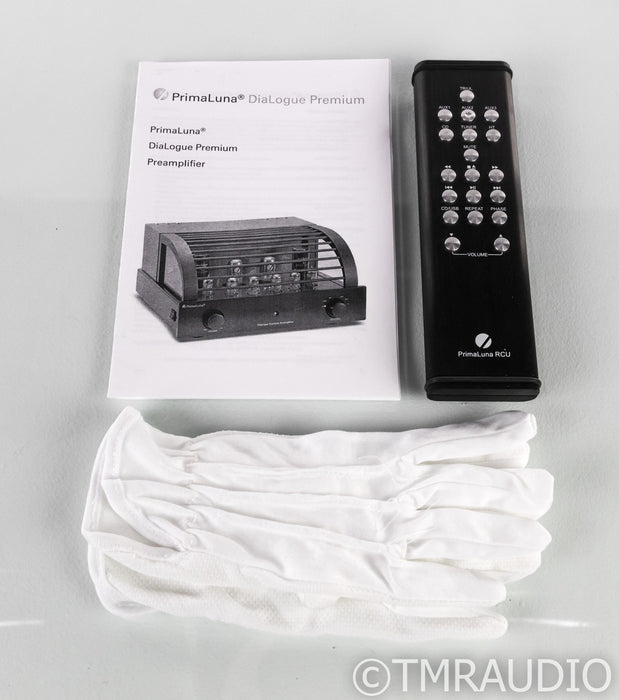 PrimaLuna Dialogue Premium Stereo Tube Preamplifier; Remote