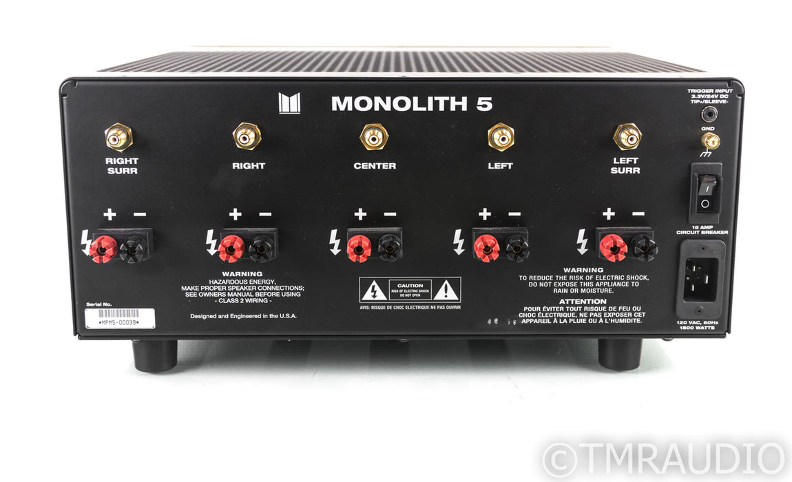 Monoprice Monolith 5 Channel Power Amplifier