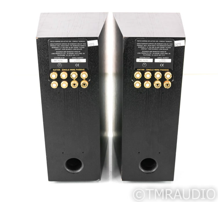 Linn Katan Bookshelf Speakers; Black Pair