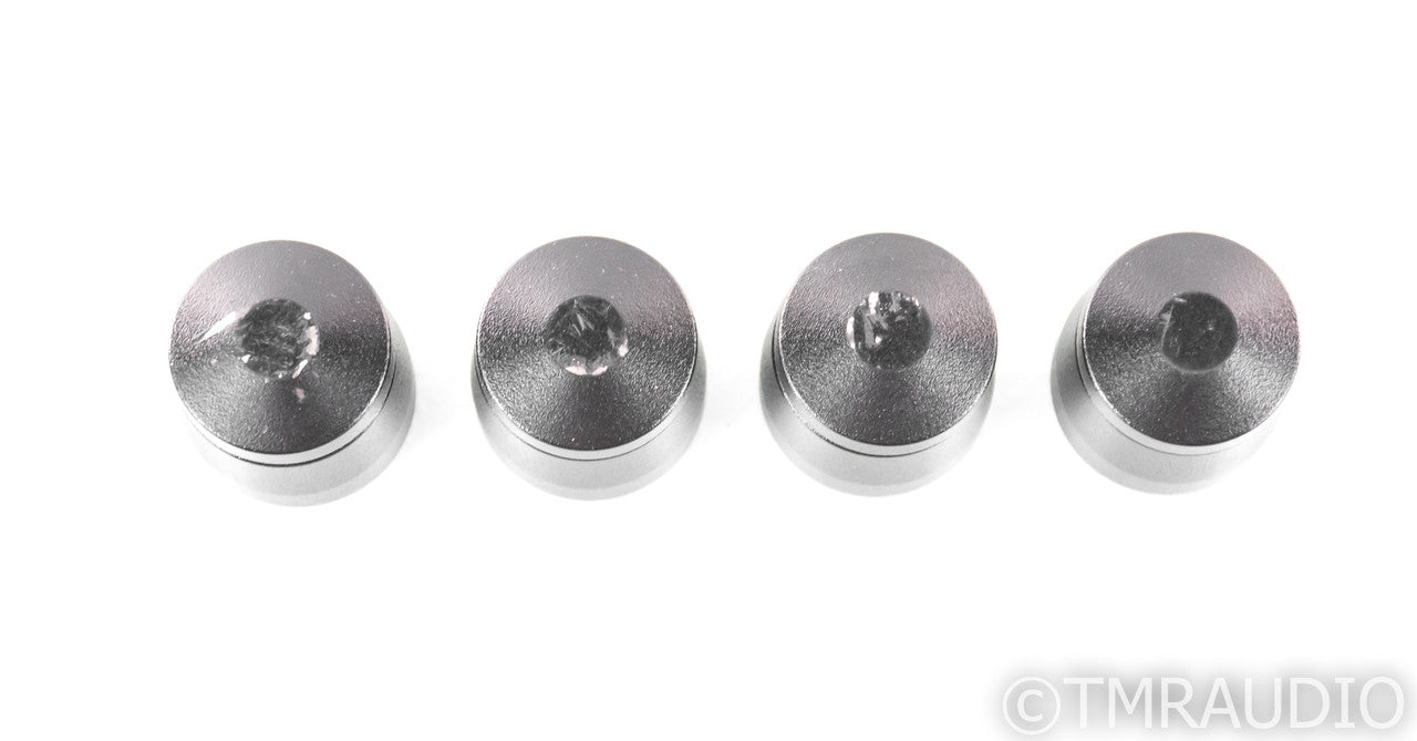 Stillpoints Ultra SS Isolation Feet; Black Stainless Steel; Set of 4