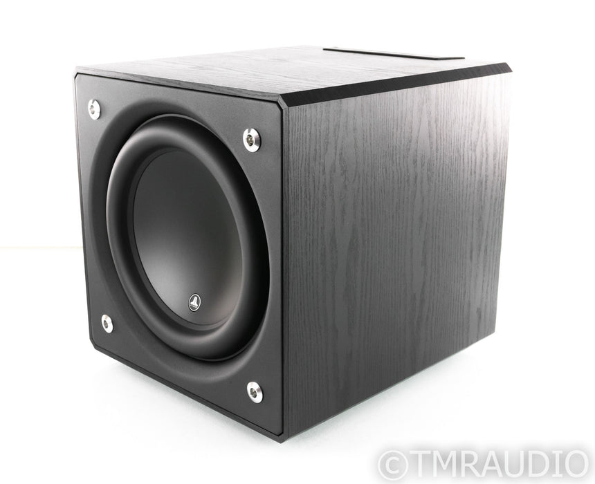 JL Audio e112 12" Powered Subwoofer; Black Ash; E-112
