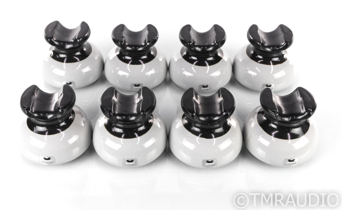 Audionut Cable Elevators / Risers; Ceramic; Set of 8