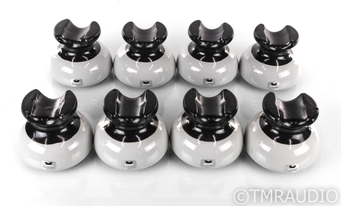 Audionut Cable Elevators / Risers; Set of 8; Ceramic