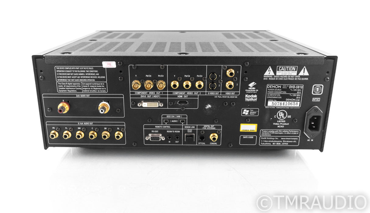 Denon DVD-5910CI SACD / DVD Player ; DVD5910; 1080P; WBT Connectors