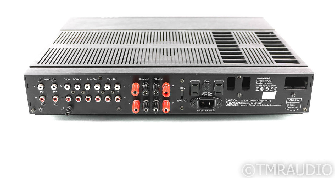 Tandberg Model 3012 Vintage Stereo Integrated Amplifier; MM / MC Phono