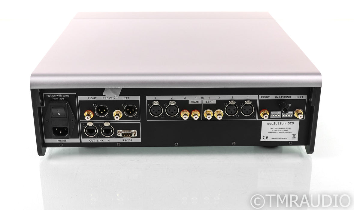 Soulution 520 Stereo Preamplifier; MC Phono (1/3)