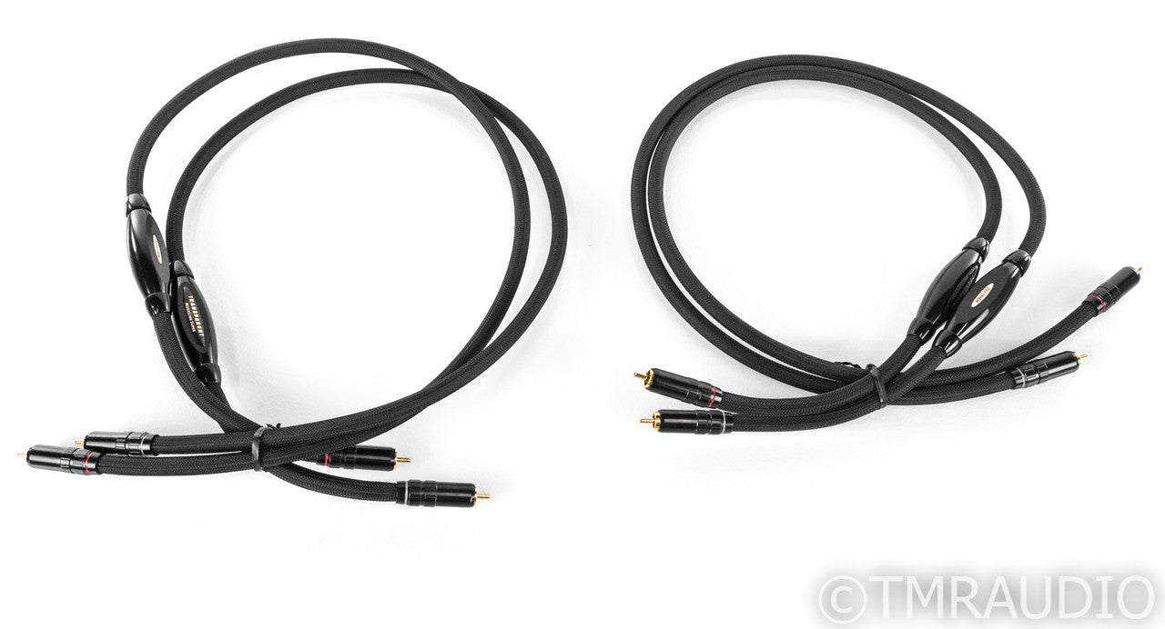 Transparent Audio MusicLink Super RCA Cables; 1m Pair Interconnects