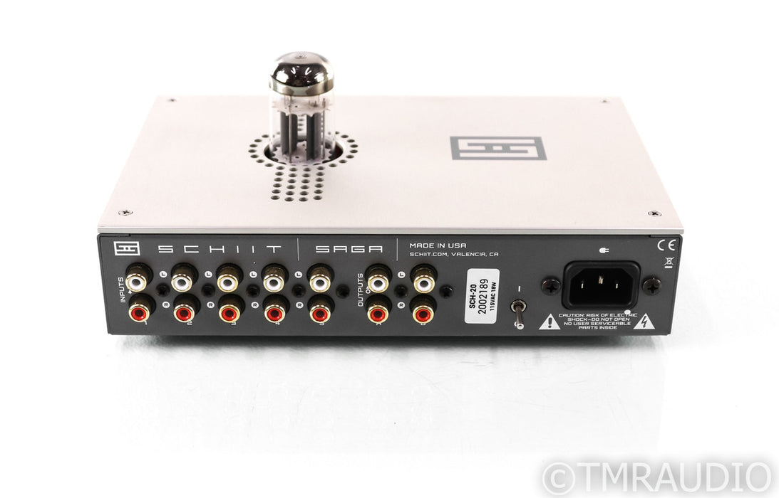 Schiit Saga Stereo Tube Hybrid Preamplifier; Remote