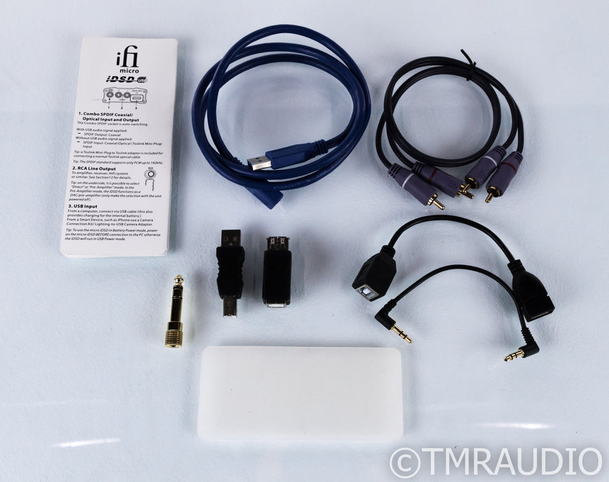 iFi Audio Micro iDSD Portable DAC / Headphone Amplifier; D/A Converter; DSD512
