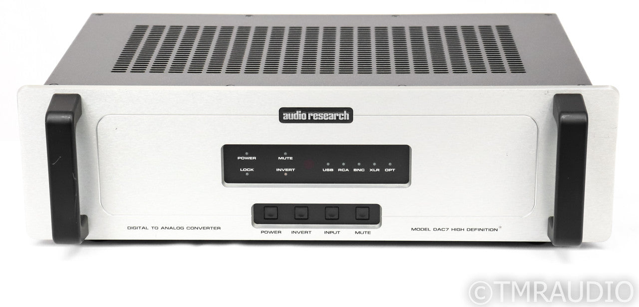 Audio Research DAC7 High Definition DAC; DAC-7; D / A Converter; USB; Silver
