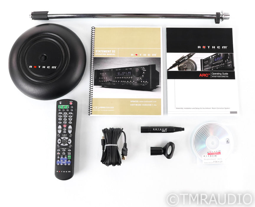 Anthem Statement D2 7.2 Channel Home Theater Processor; ARC-1 Room Correction